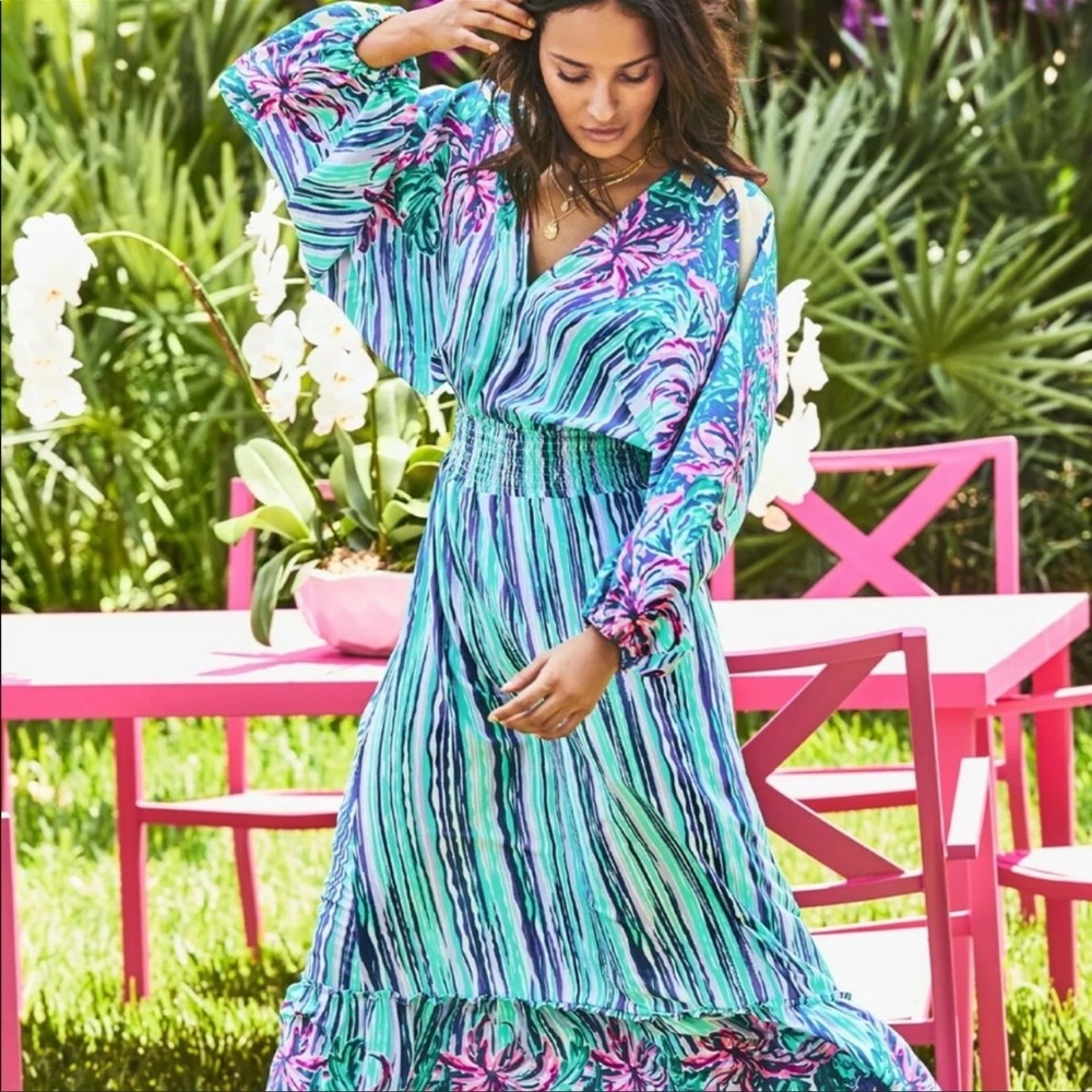 Lilly Pulitzer Alisha Midi Dress, Size Small